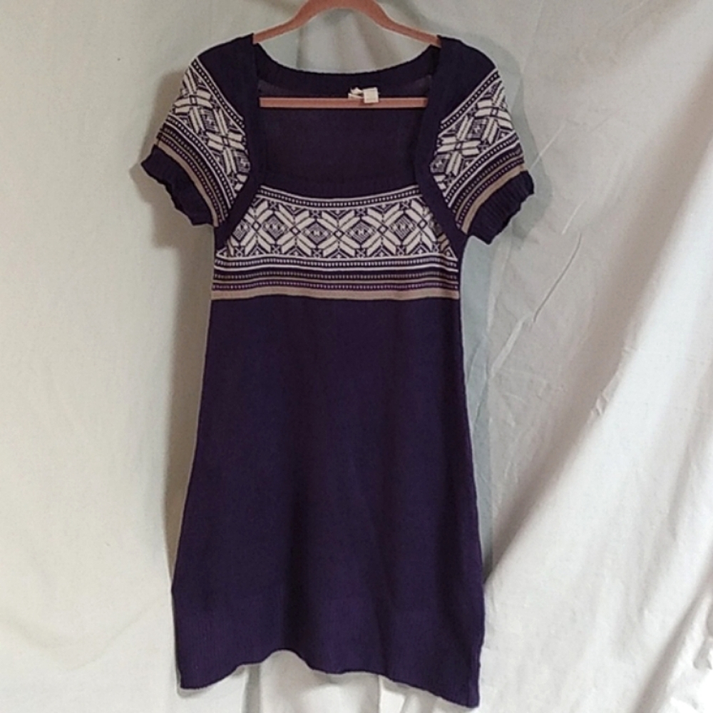 Red Camel Sweater Dress ~ Size L